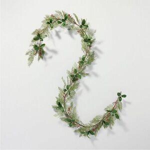 12' Faux Cedar & Magnolia Leaf with Winterberries Christmas Garland -
Hearth